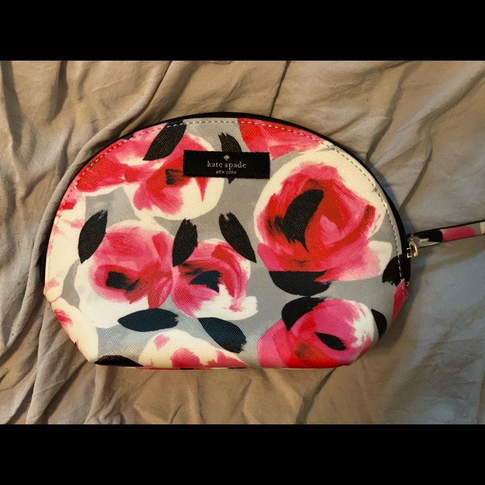 Kate Spade Floral Cosmetic Case